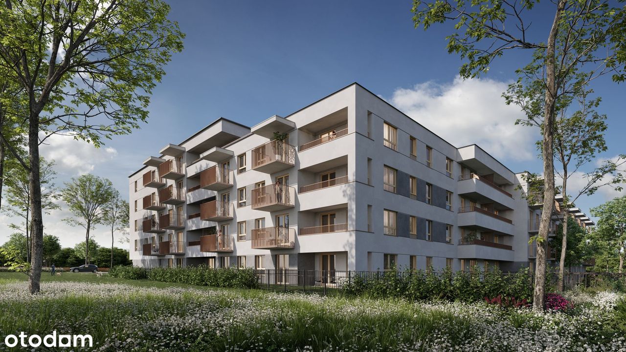 2-pokojowe mieszkanie 43m2 + balkon