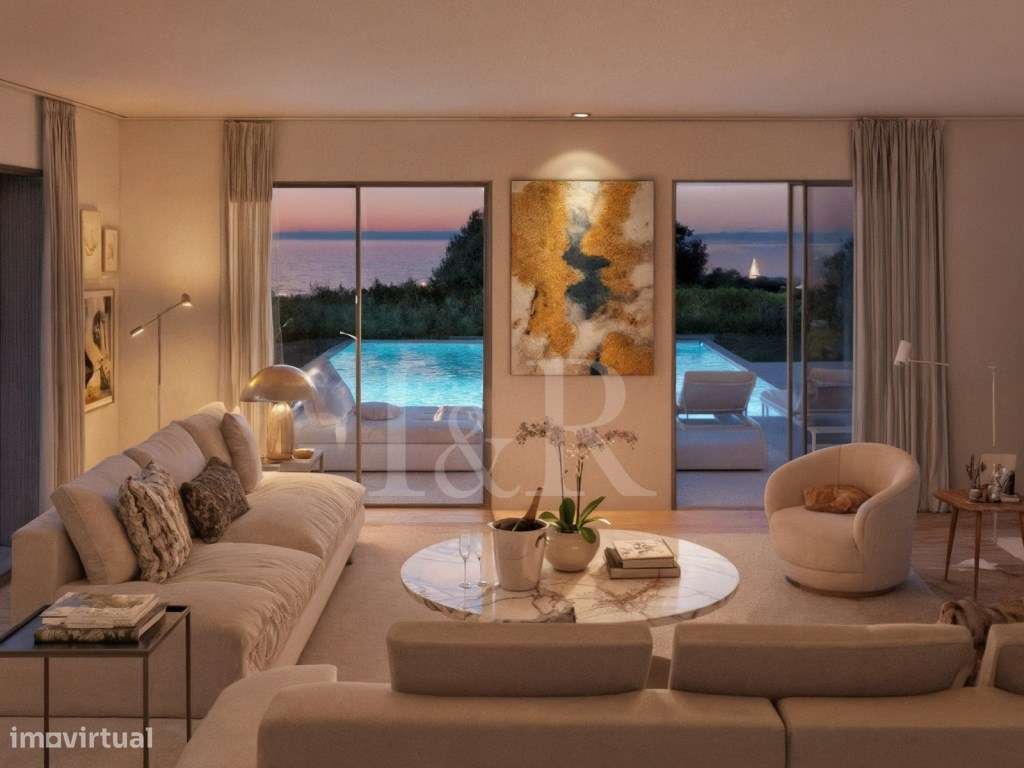 Villa T4 com piscina privativa e jardim, Capuchos, Caparica - Grande imagem: 2/24