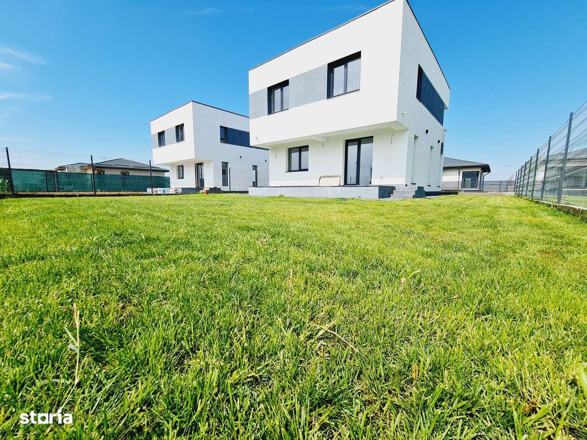 Casă modernă de vânzare - teren 370 mp - 4 camere - Comuna Berceni - Imagine principală: 5/17