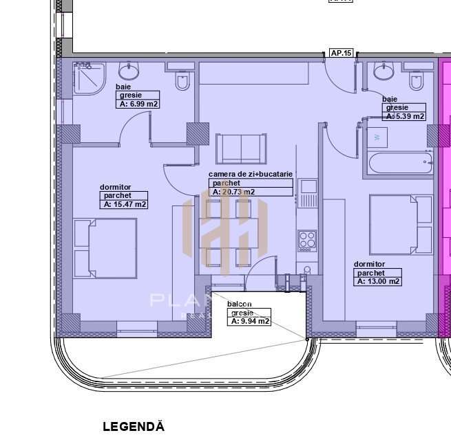 Apartament 3 camere , Lupului ,zona Clinica Somesan - Imagine principală: 3/6