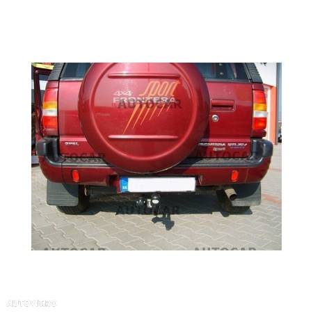 Carlig de remorcare pentru Opel FRONTERA - 3/5 usi., ( 6B ) - sistem semidemontabil -cu suruburi  din 1998/10 - 6