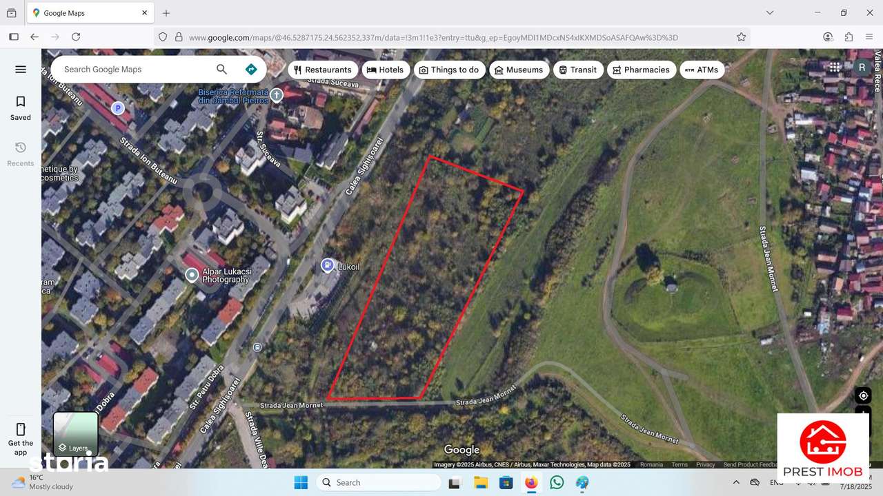 De vanzare 1,5 ha in Targu Mures - Imagine principală: 1/2