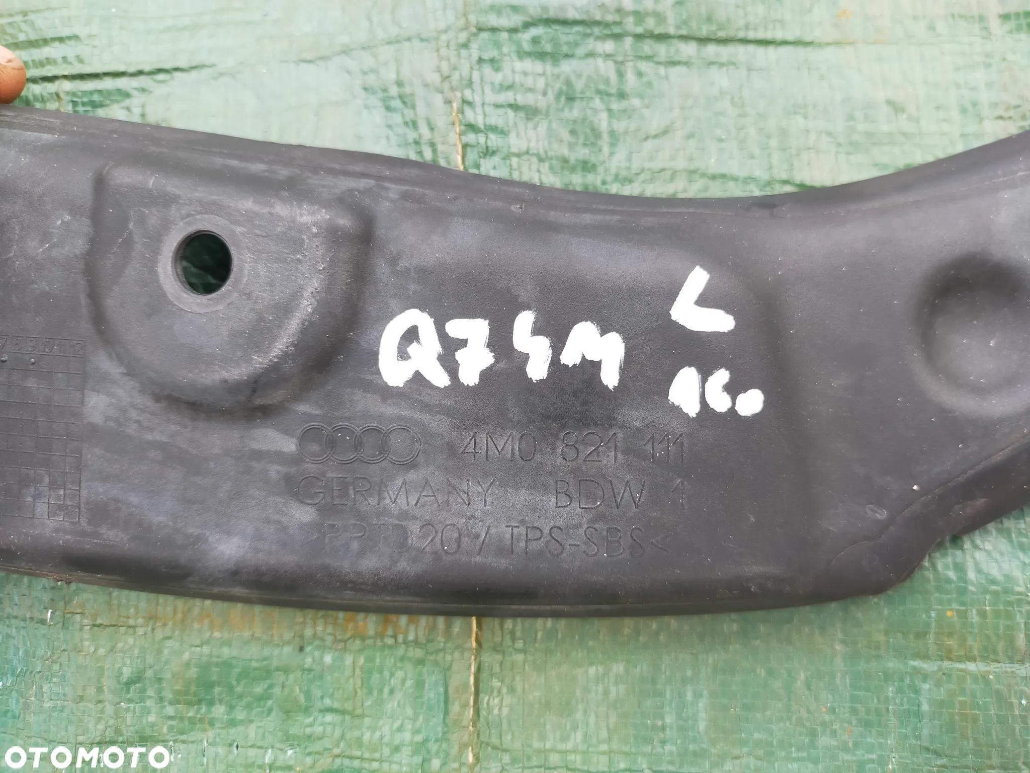 Audi Q7 4M Listwa Osłona Błotnik Przód Prawa Lewa 4M0821111 4M0821112 - 3