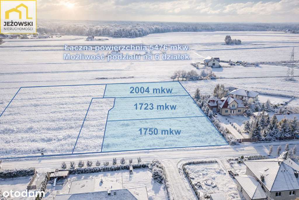 Kazimierzówka, działka budowlana 5477mkw, media.-0