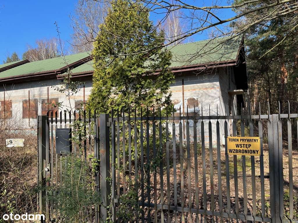 Działka inwestycyjna z budynkiem, droga 633!-3