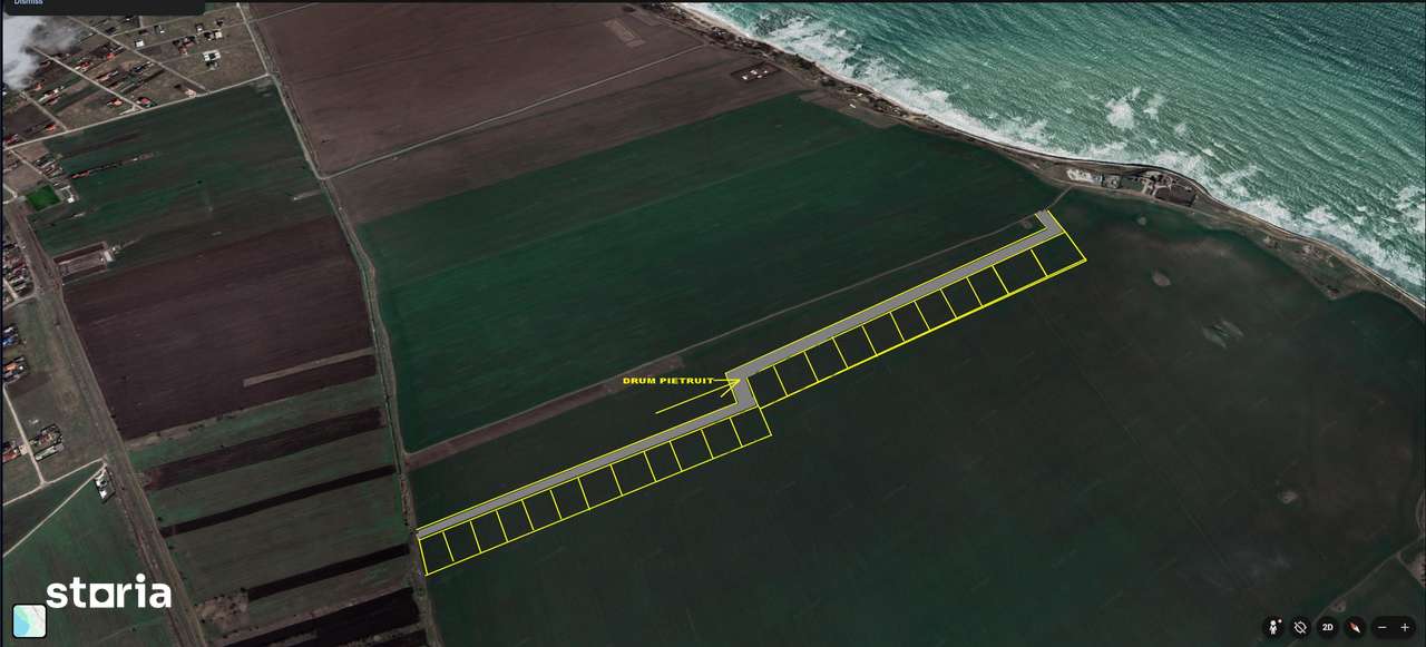 Teren Tuzla 1700 mp malul marii zona Far langa Nibiru - Imagine principală: 2/20