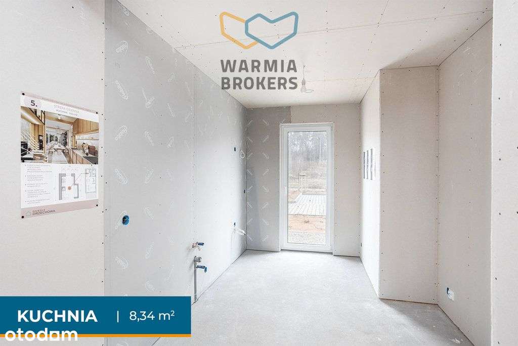 Energooszczędny dom zab. szeregowa w Bartągu-11