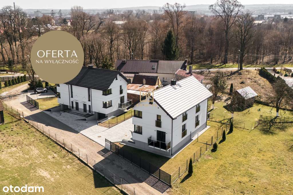 Nowoczesny dom z garażem w zabudowie bliźniaczej - Pełny obrazek: 3/20