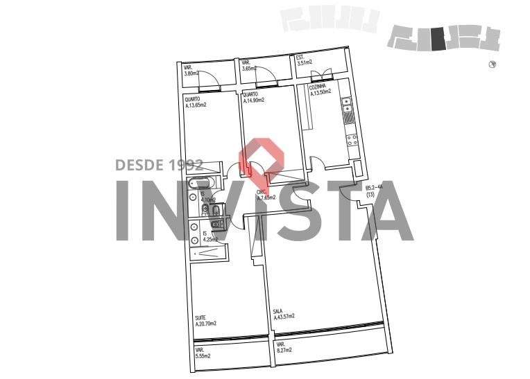 Apartamento T3 como novo, no Condomínio VilaViva-40
