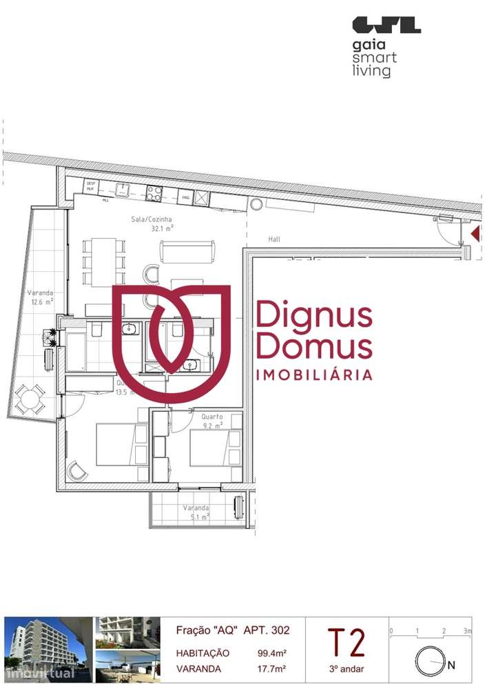 Empreendimento Smart Living - Apartamentos T2 com Varanda - Grande imagem: 4/5