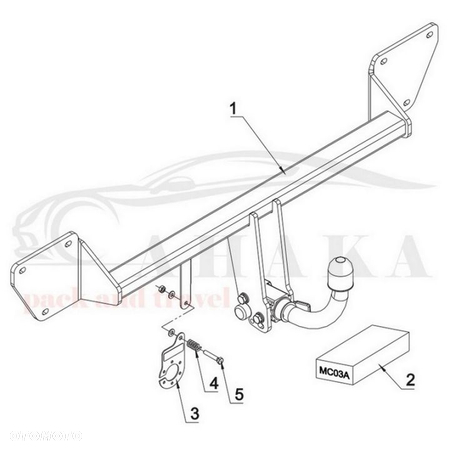 Hak Holowniczy Automat Do Mini Cooper Coutryman S 2010-2017 - 3