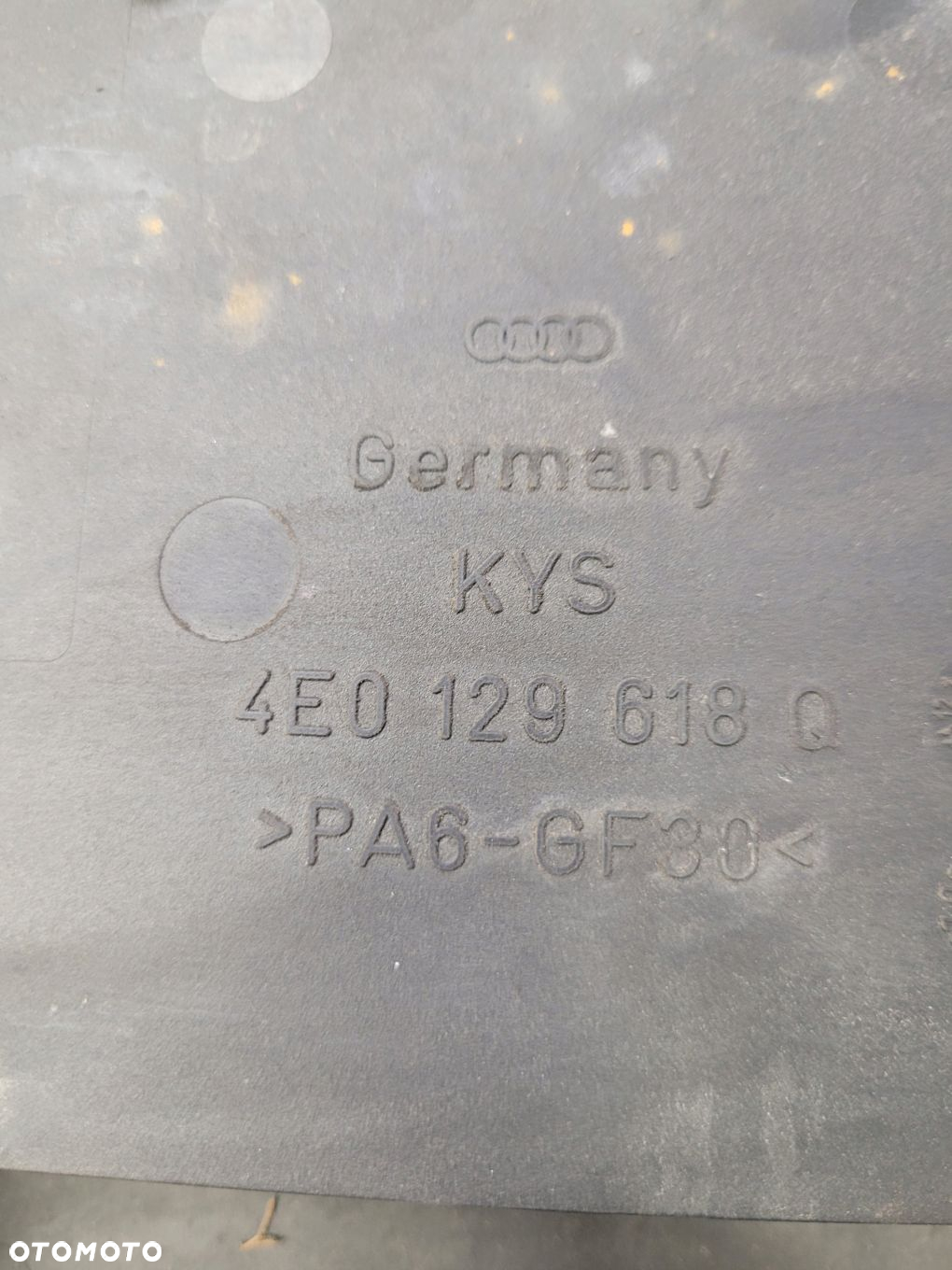 KANAŁ WLOT POWIETRZA PRAWA AUDI A8 D3 4E0129618Q - 5