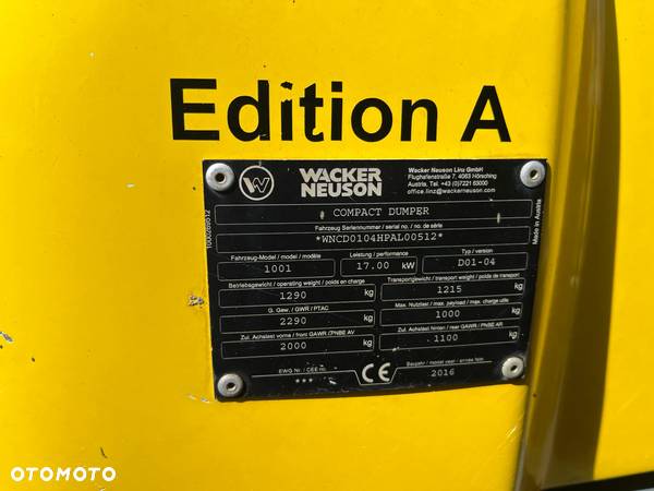 Wacker Neuson 1001 - 19