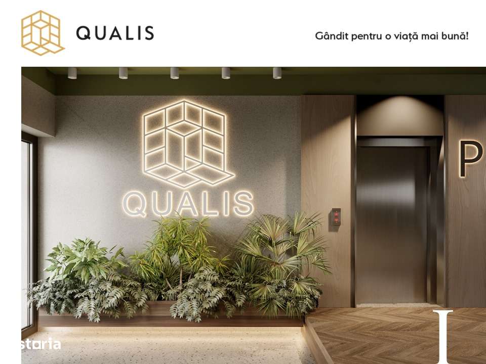 Qualis I: Apartament 2 camere, 53 mp, parcare inclusa-3
