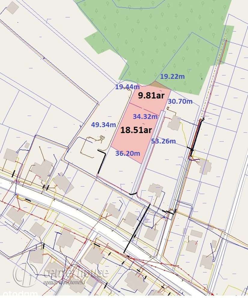 28.32ar. Chmielnik, WZ pod dom jednorodzinny, pod lasem, urokliwa-3