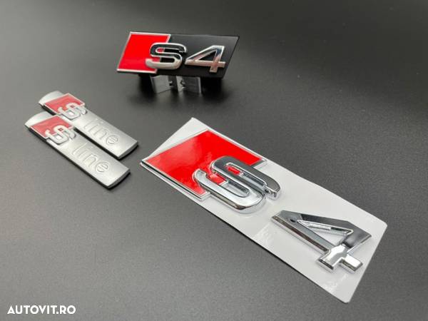 Set embleme Premium Audi S4 - 3