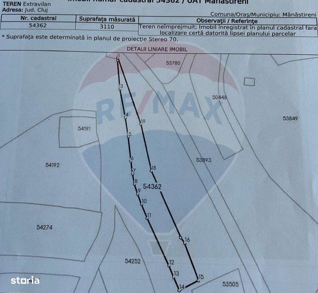 Teren 3,110mp Manastireni, situat în zona DJ 103L - Imagine principală: 4/6