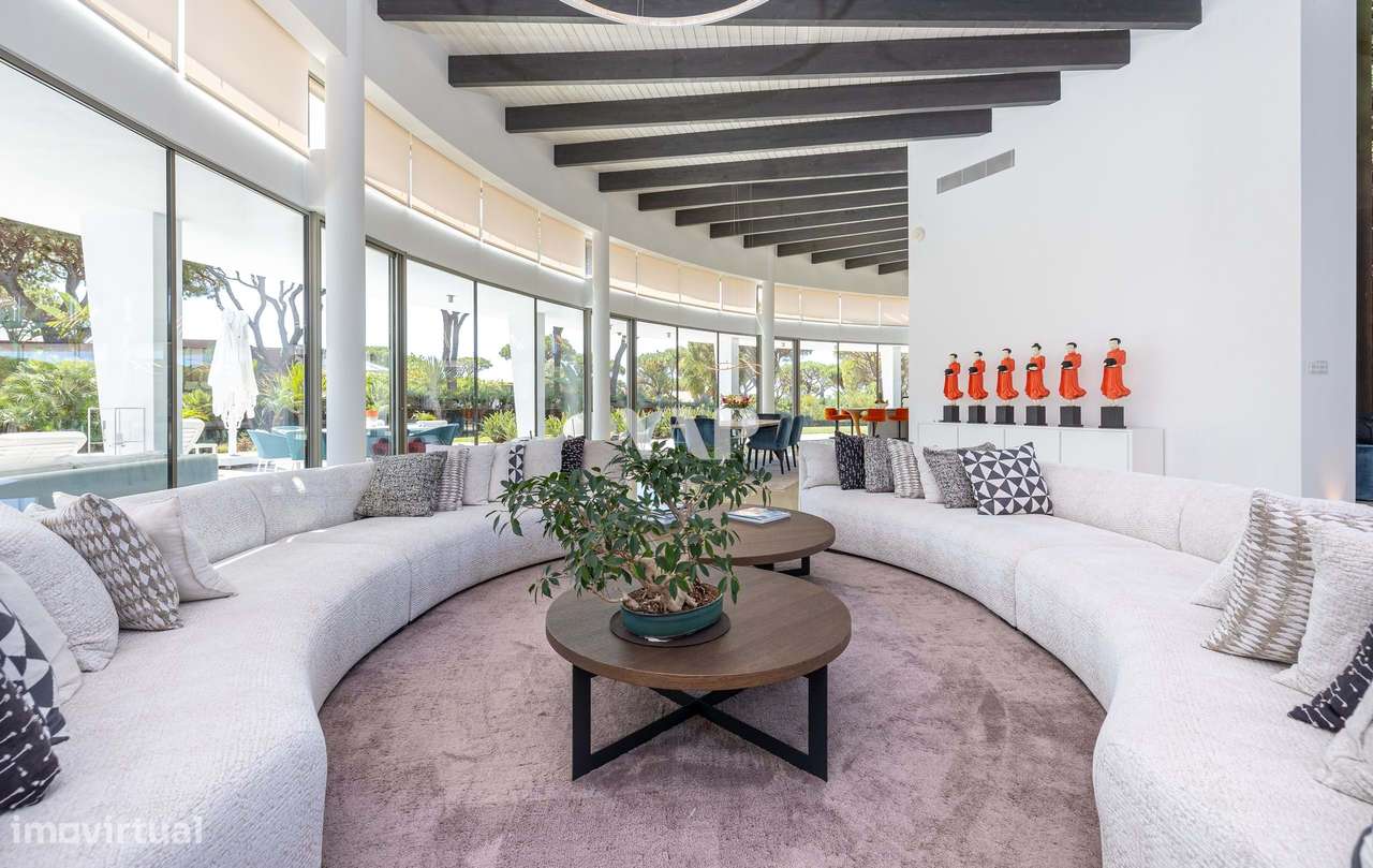 Moradia V5+1 luxuosa com vista panorâmica para o Golfe em Vilamoura - Grande imagem: 3/60