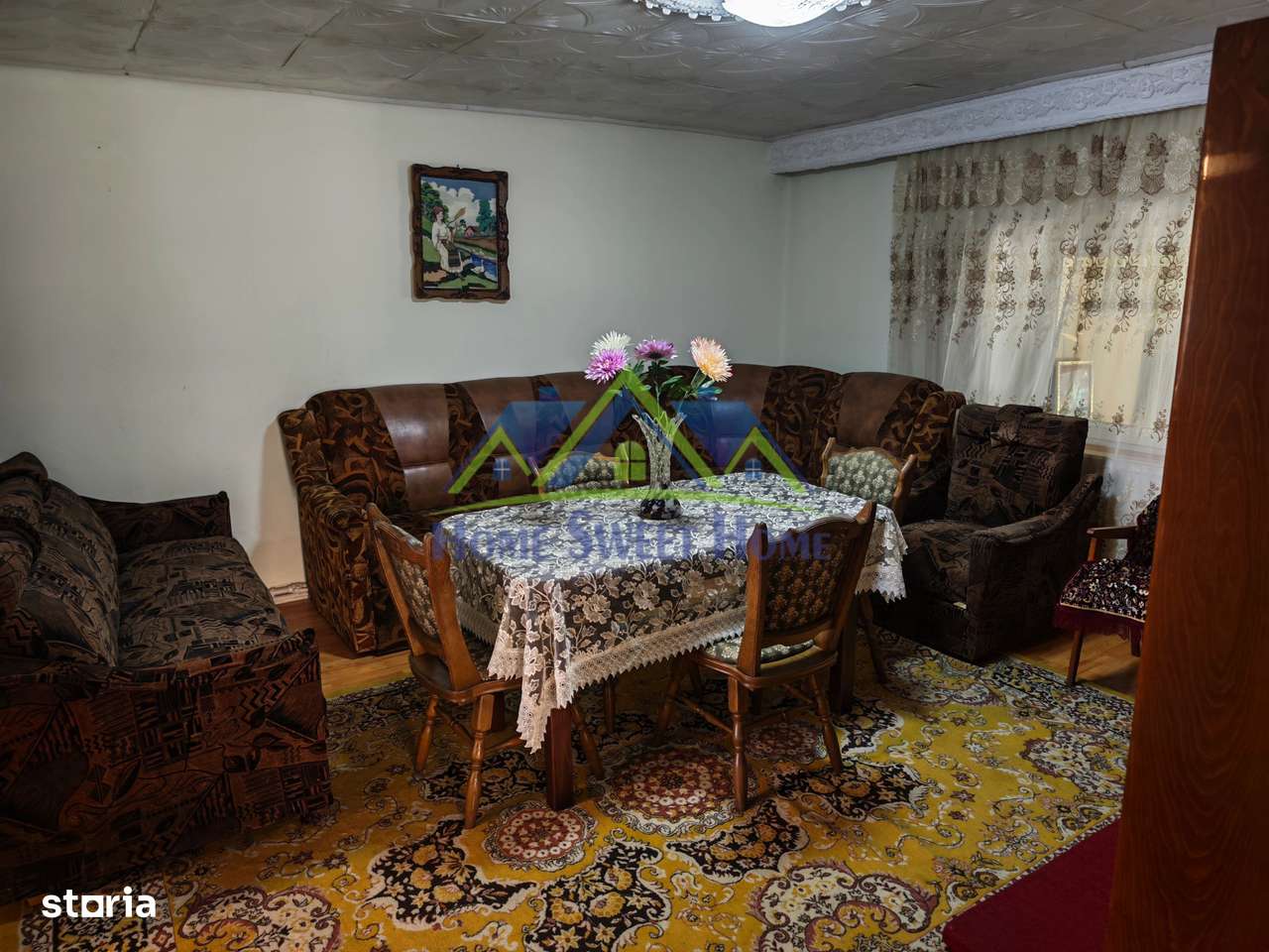 Casa Ghelari, 3 camere, 678mp, baie, buc., termopane, curte si gradina-9