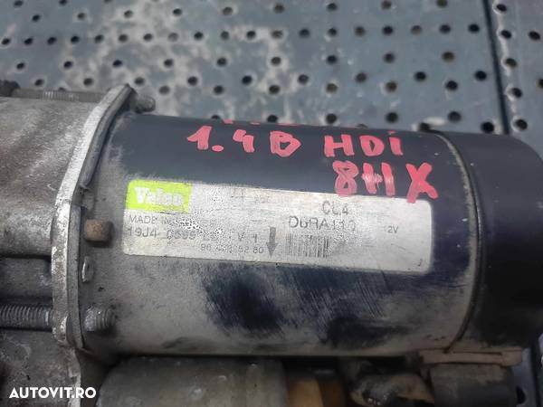 electromotor 1.4 hdi 8hx peugeot 206 307 1007 citroen c2 c3 xsara 9640825280 - 3