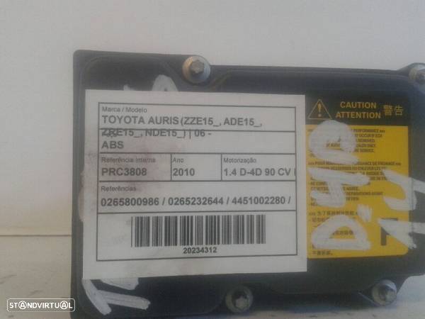 Abs Toyota Auris (_E15_) - 1