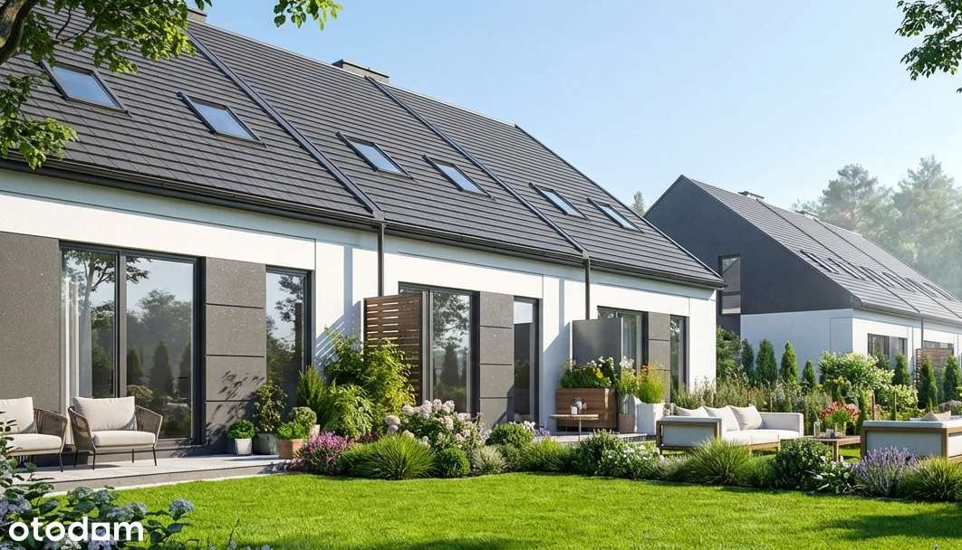 Nowoczesny dom z ogródkiem i 2 miejscami postojowymi - Pełny obrazek: 3/9