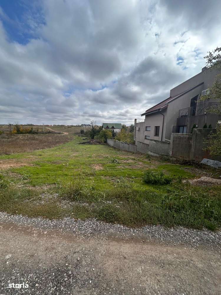 Teren intravilan 952 mp în Brănești – utilități la stradă, 72 €/mp - Imagine principală: 5/10