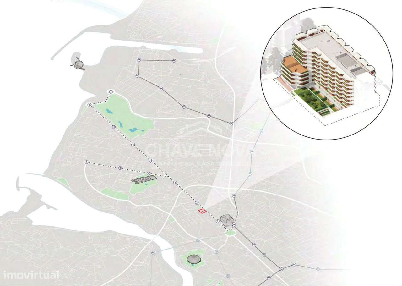 Apartamento T4 Duplex na Avenida da Boavista em condomínio de luxo - Grande imagem: 4/25