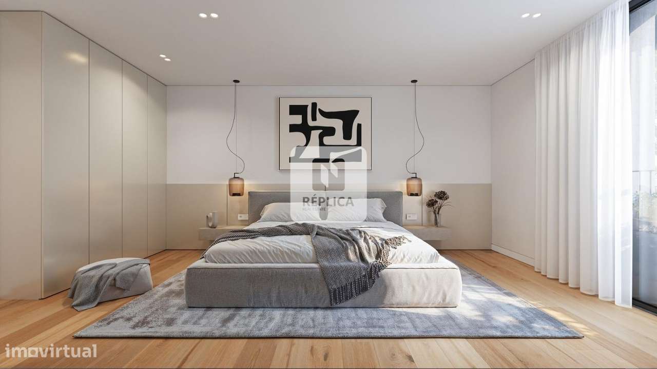 T2 Varanda e Garagem Matosinhos Sul | T2 Praia | Golden Coast Piscina - Grande imagem: 5/18