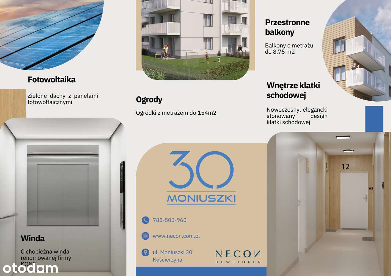 2-pokojowe mieszkanie 40,35 m2 MONIUSZKI 30/40 - Pełny obrazek: 4/8