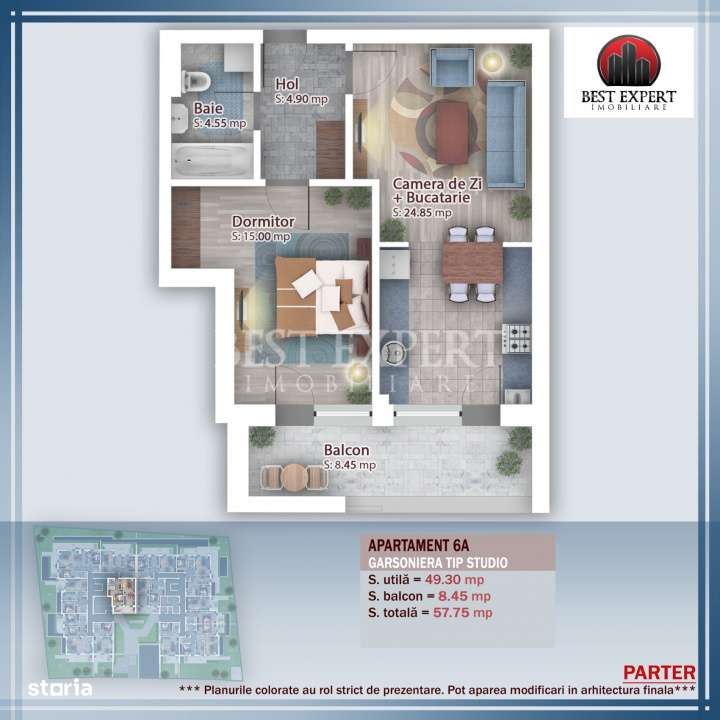 Studio Direct Dezvoltator Ideal Investitie - Imagine principală: 2/6