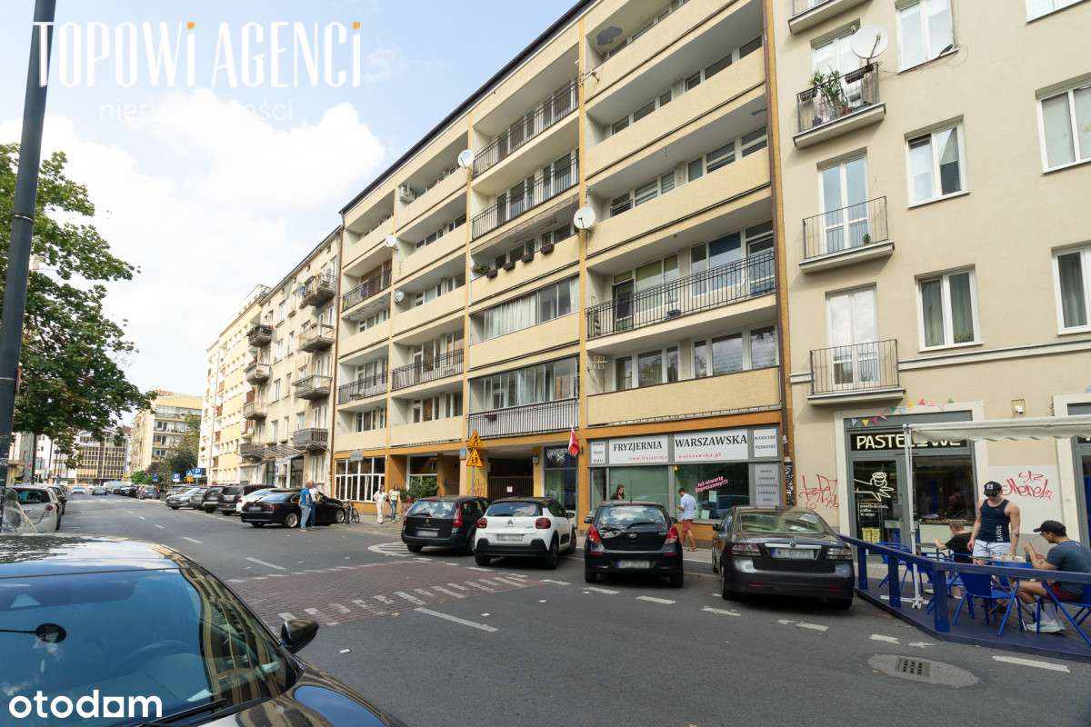 2 pokoje 49,5 m2, Solec 54, winda balkon Metro Cnk-15
