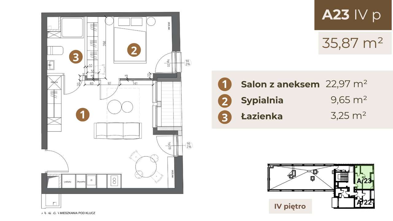 Mieszkanie, 35,87 m², Poznań-6