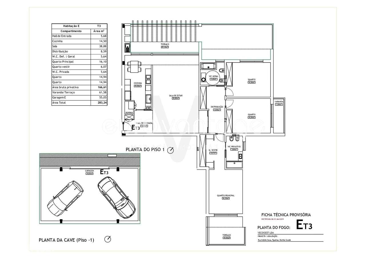 Apartamento T3 para venda em Marinha Grande-22