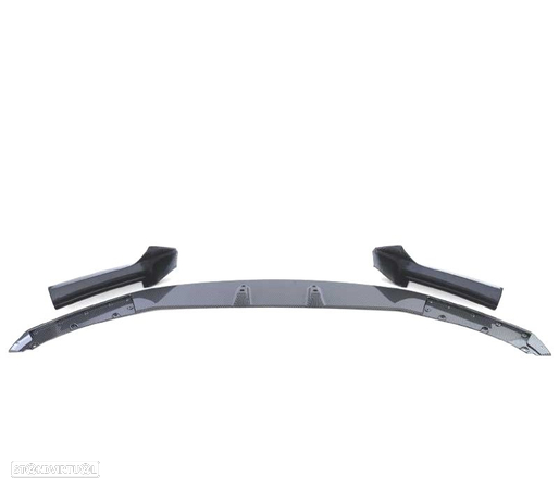 SPOILER LIP PARACHOQUES FRONTAL PARA BMW F22 F23 LOOK M PERFORMANCE CARBONO - 2