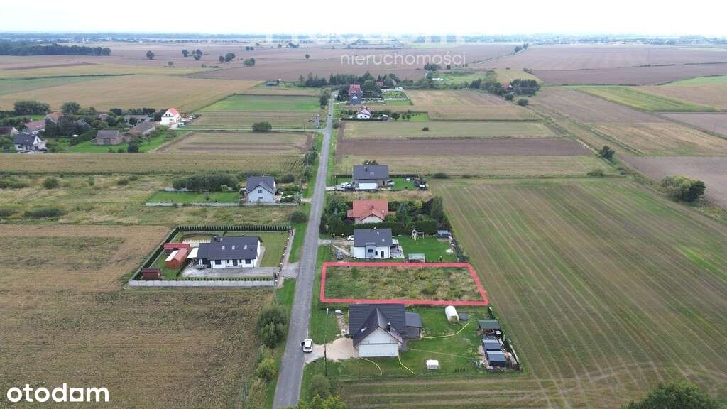 Działka budowlana 10a-cisza wsi, bliskość miasta - Pełny obrazek: 5/7