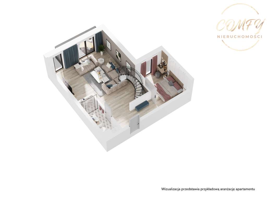 Piękny apartament 2 poziomy (105m2) z tarasem 35m2-19