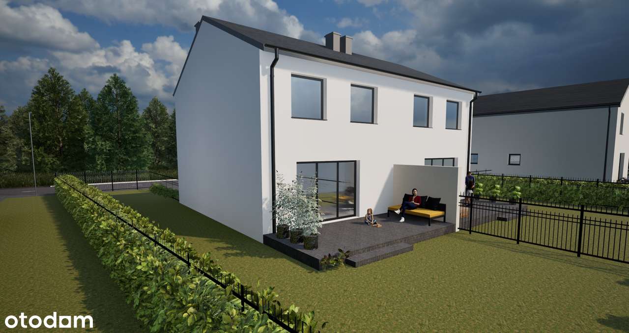Osiedle Sportowe -nowe domki 110m2 z własną działką - Pełny obrazek: 4/7