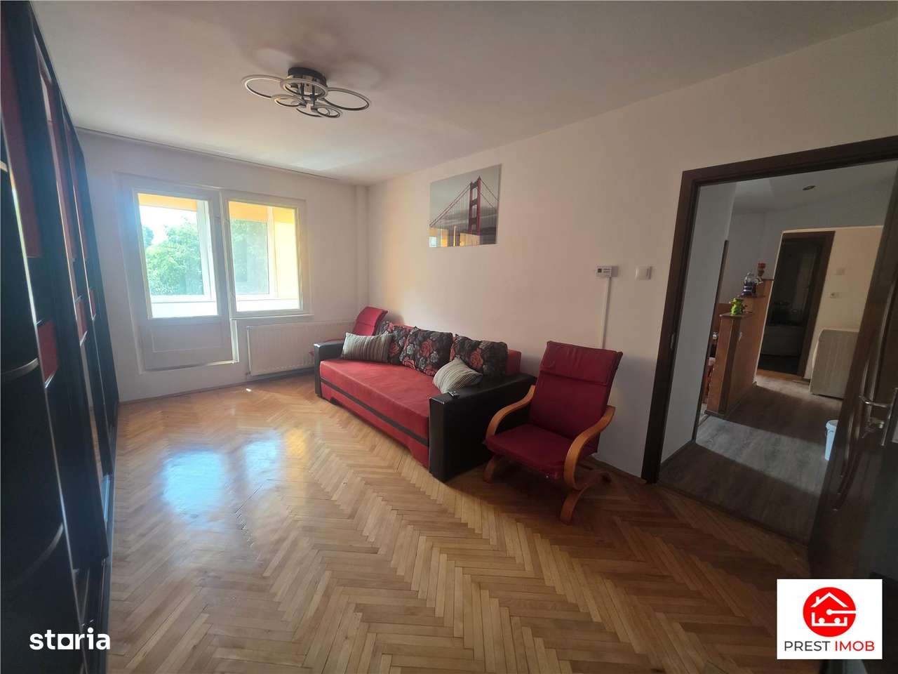Ap 2 camere  de vanzare, 54 mp ,confort 1, et2 4,  Unirii, Targu Mures-4