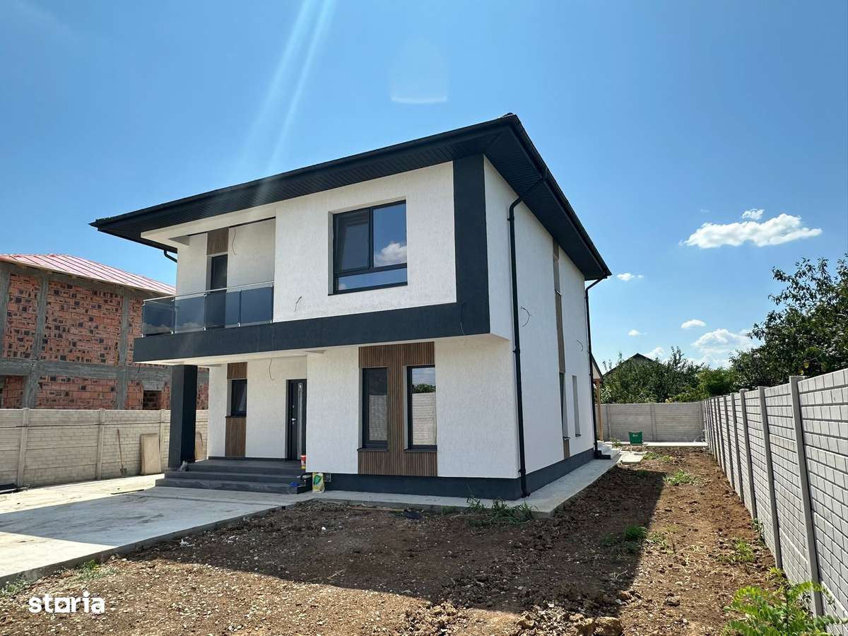 Casă modernă nouă, P+1 de vânzare - Comuna Berceni – 5 camere 400 mp - Imagine principală: 4/17
