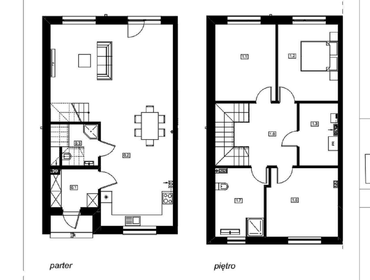 Segment skrajny, ogródek, 4 pokoje, blisko WKD - Pełny obrazek: 5/6