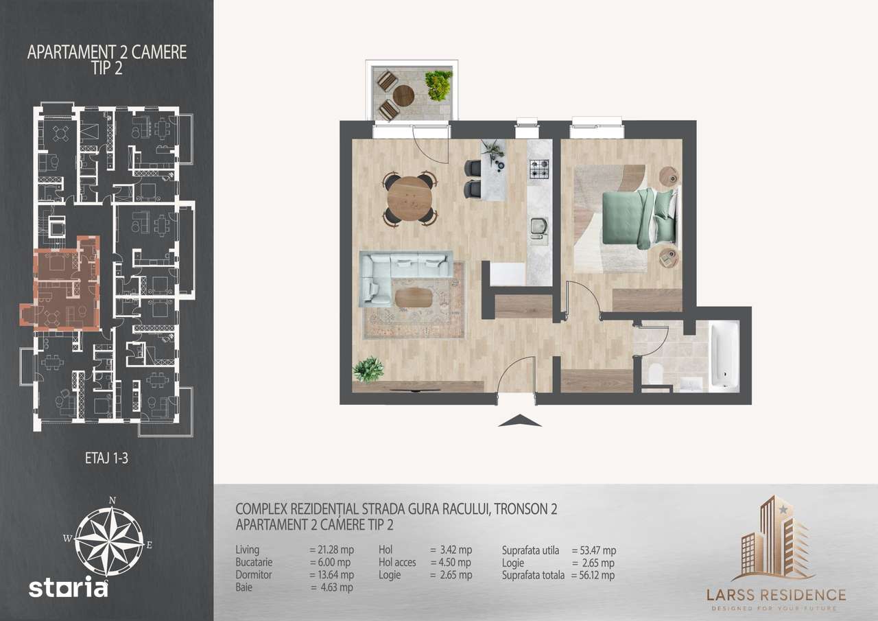 Apartament 2 camere Theodor Pallady,Metrou,Langa scoala Victor Brauner - Imagine principală: 2/9