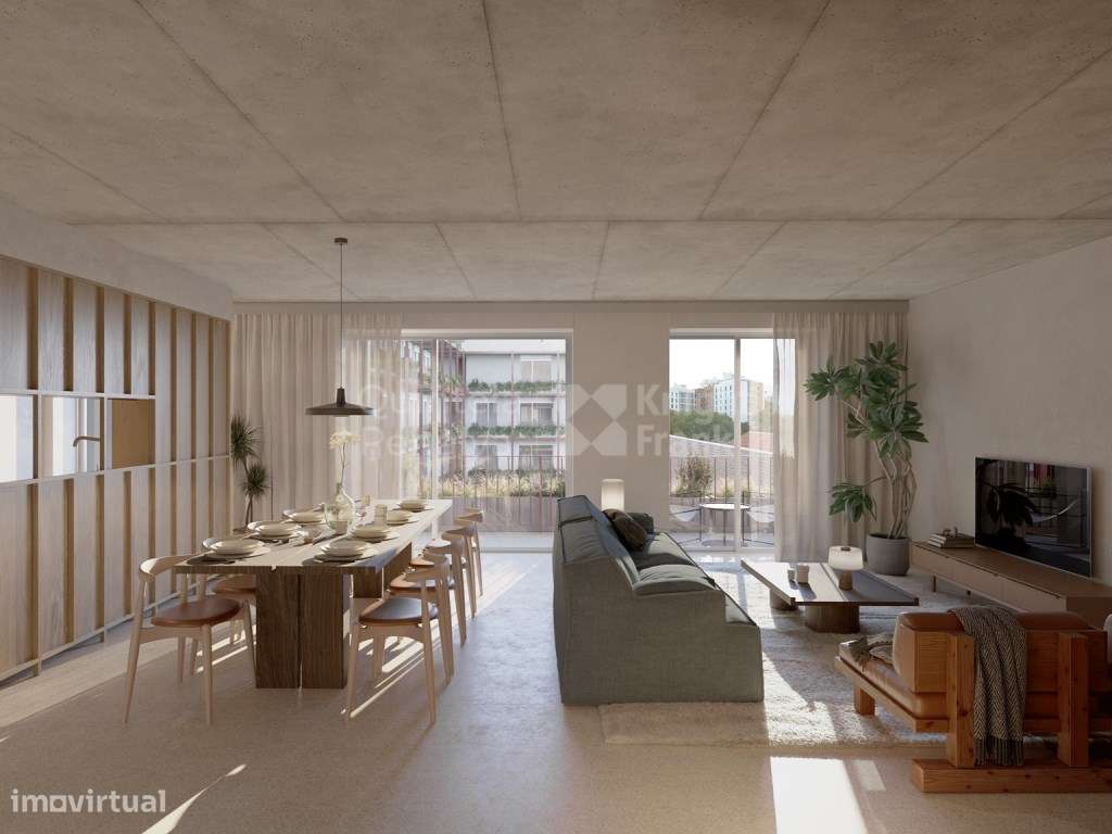 Apartamento T1 com varanda e piscina comum em Marvila, Lisboa - Grande imagem: 2/19