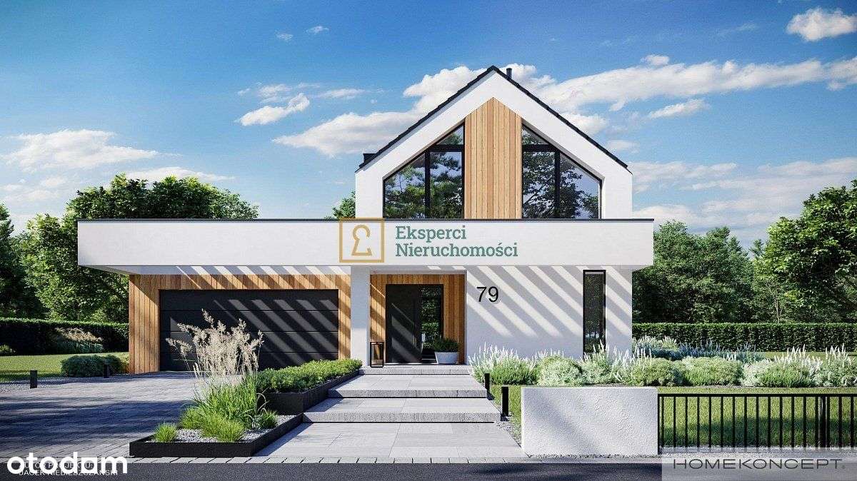 działka budowlana z fundamentem, Zielone wzgórze-9