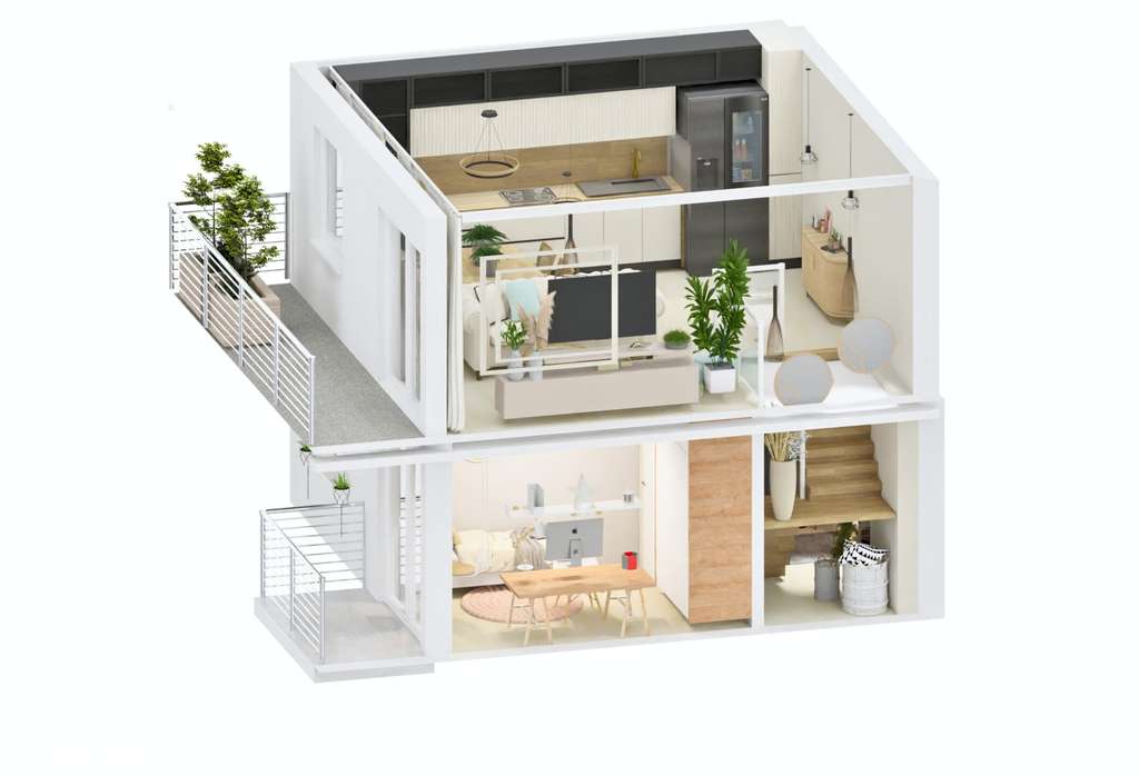 Os. Pyrzyckie | Horyzont2 | 3 pok.| z antresolą - Pełny obrazek: 4/13