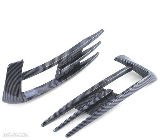 GRELHAS FARÓIS DE NEVOEIRO PARA VOLKSWAGEN VW GOLF 7 12-17 LOOK GTI CARBON - 3