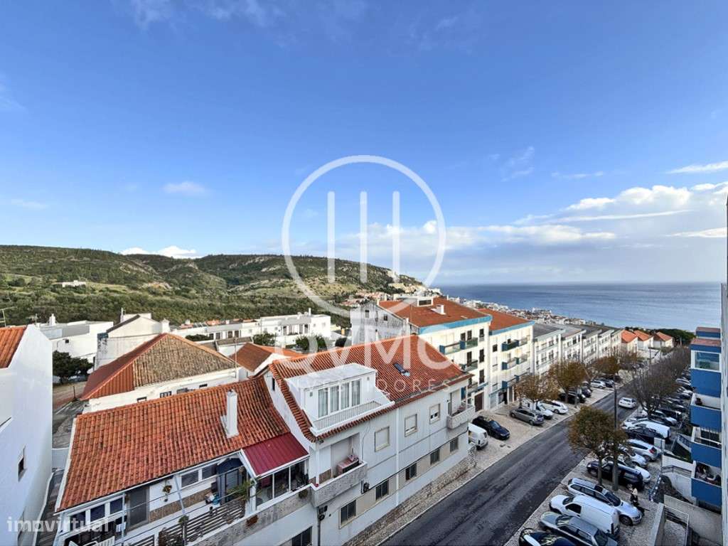 Apartamento T3 em Sesimbra com parqueamento - Vista mar e castelo-27