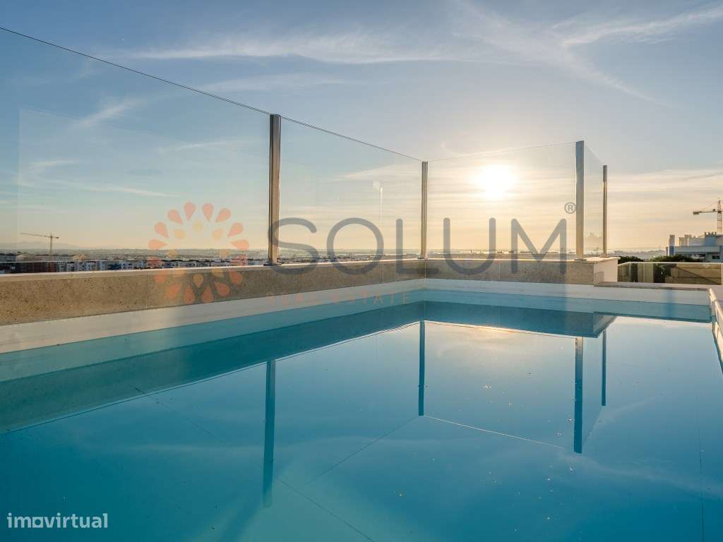 Penthouse de Luxo com piscina - Montijo-6