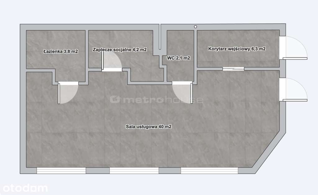 Przestronny lokal z witrynami, 5 min Metro Kabaty-1