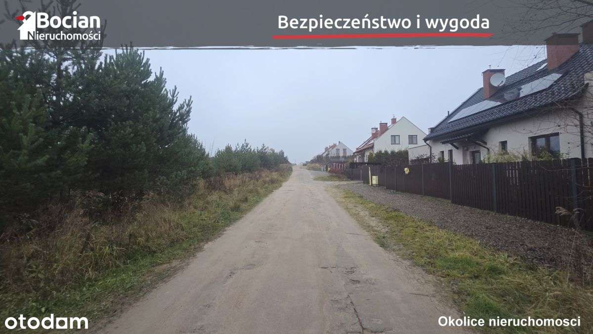 Uzbrojona, słoneczna działka budowlana! Straszyn! - Pełny obrazek: 4/7